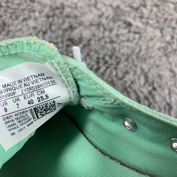 Converse Shoreline Canvas Shoes Women’s Size 9 Green White 556690F Sneakers - Picture 8 of 8